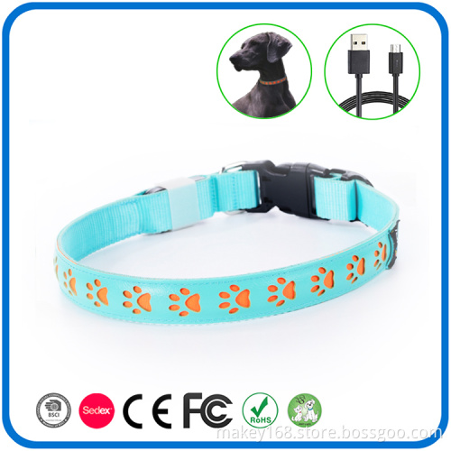 Night Safety LED Glow Luminous Dog Collars
